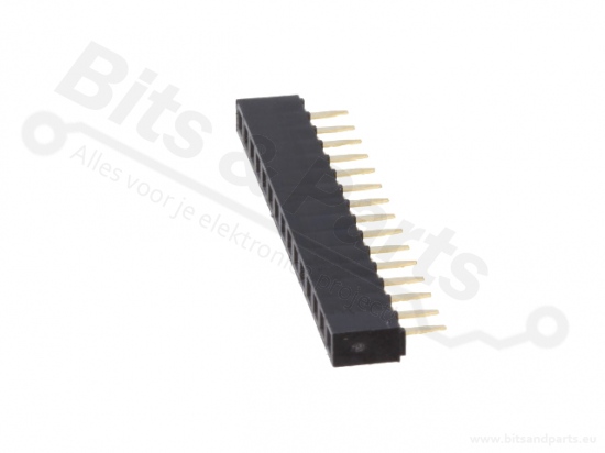 Headerpin socket female 1x15 pins